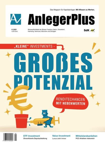 AnlegerPlus – September 2022 Cover