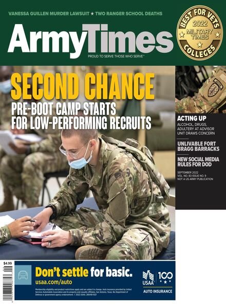 Army Times – September 2022 Cover
