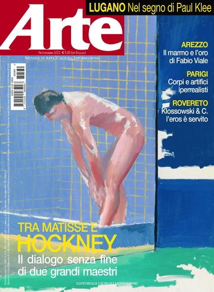 Arte – Settembre 2022 Cover