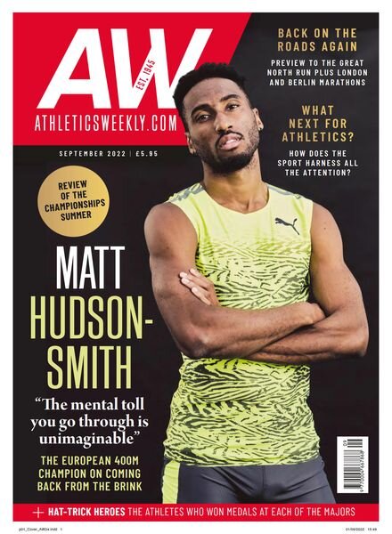 Athletics Weekly – September 2022 Cover