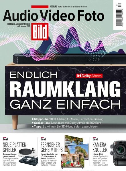 Audio Video Foto Bild – Oktober 2022 Cover