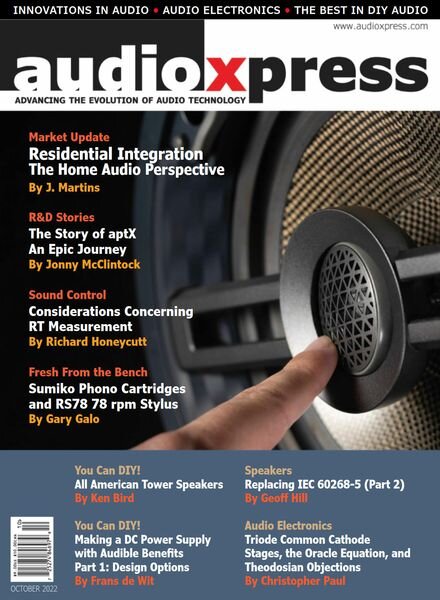audioXpress – October 2022 Cover