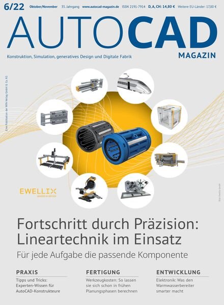 Autocad & Inventor Magazin – Oktober-November 2022 Cover