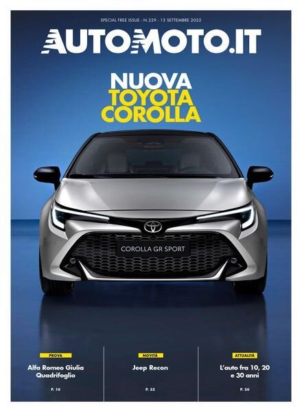 Automoto.it Magazine – 13 Settembre 2022 Cover