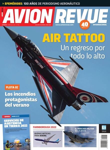 Avion Revue Internacional – agosto 2022 Cover