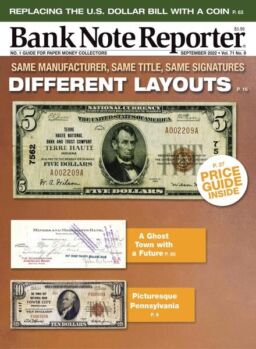 Bank Note Reporter – September 2022