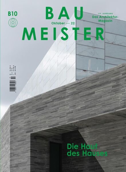 Baumeister – Oktober 2022 Cover