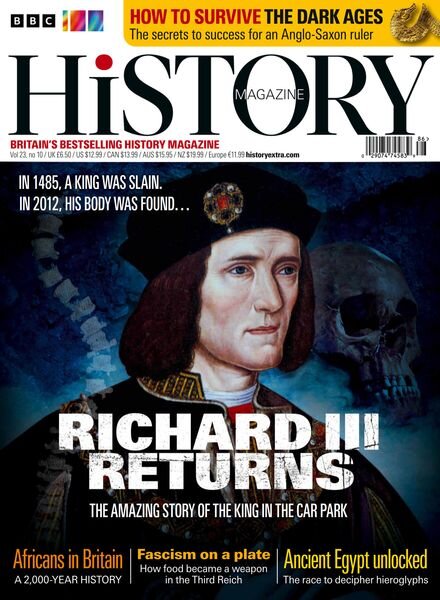 BBC History UK – October 2022 Cover