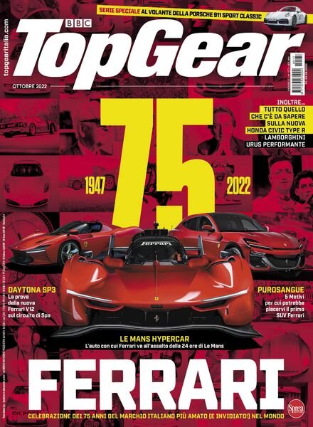 BBC Top Gear Italia – ottobre 2022 Cover