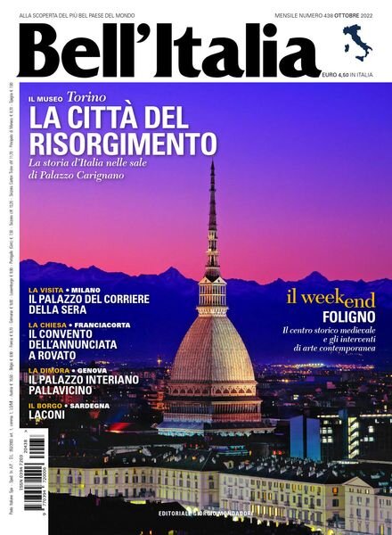 Bell’Italia – Ottobre 2022 Cover