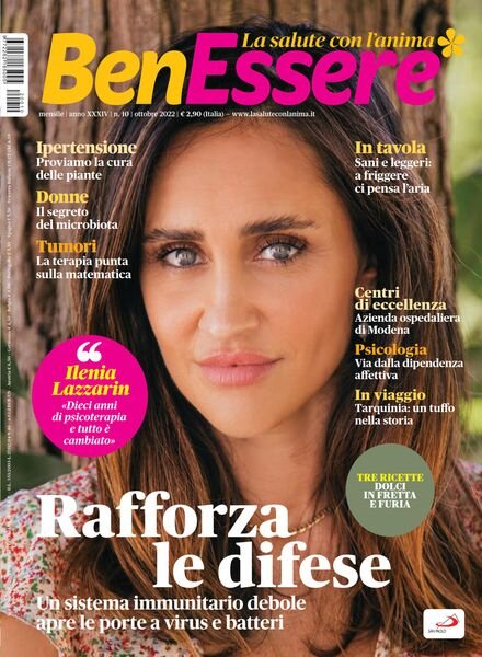 Benessere – Ottobre 2022 Cover