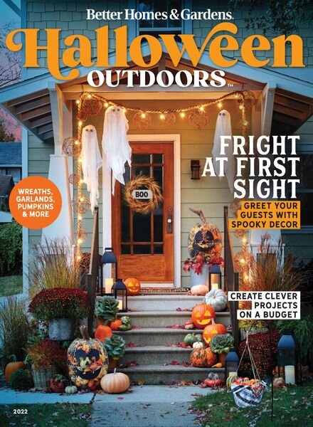 Better Homes & Gardens Halloween Outdoors – August 2022 Cover