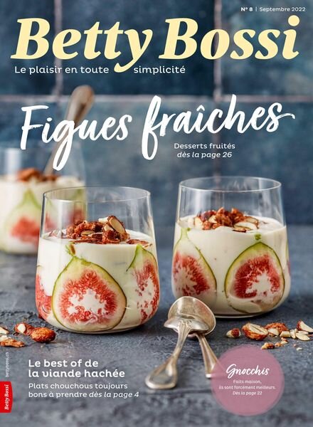 Betty Bossi edition francaise – septembre 2022 Cover