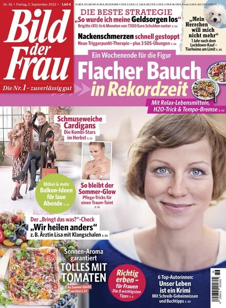 Bild der Frau – 02 September 2022 Cover