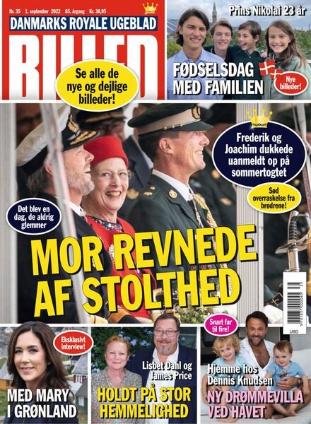 Billed-Bladet – 01 september 2022 Cover