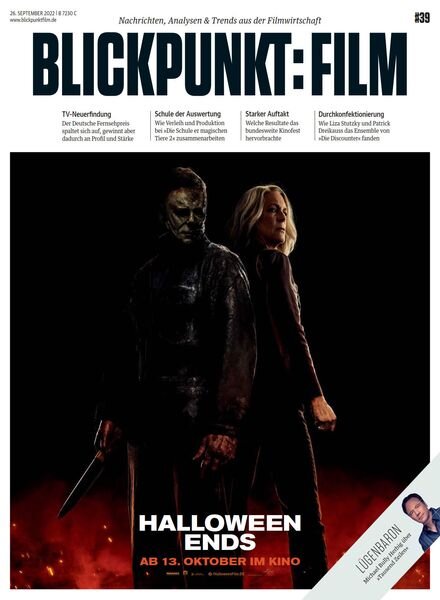Blickpunkt Film – 26 September 2022 Cover