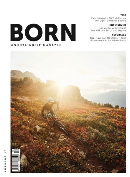 BORN Mountainbike Magazin CH – August 2022 Cover