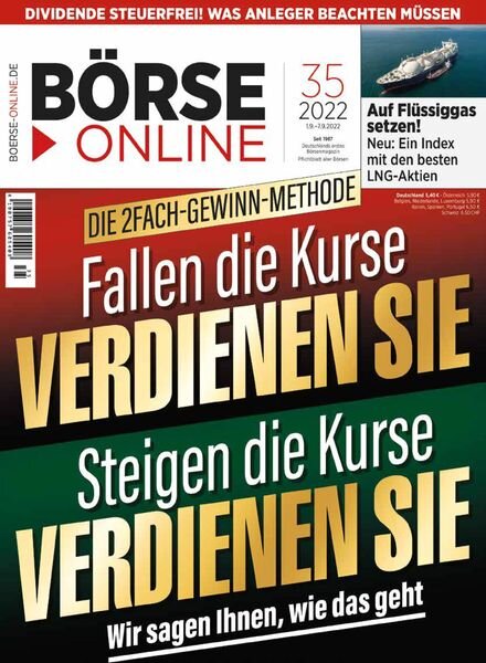 Borse Online – 01 September 2022 Cover
