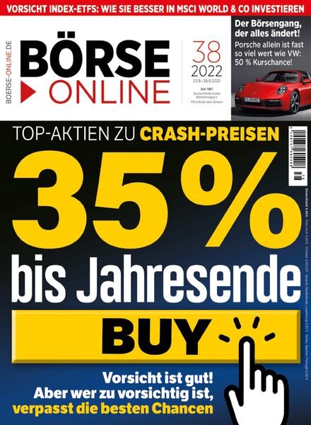 Borse Online – 22 September 2022 Cover
