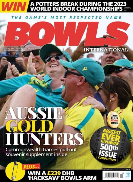 Bowls International – Issue 499 – October 2022 Cover