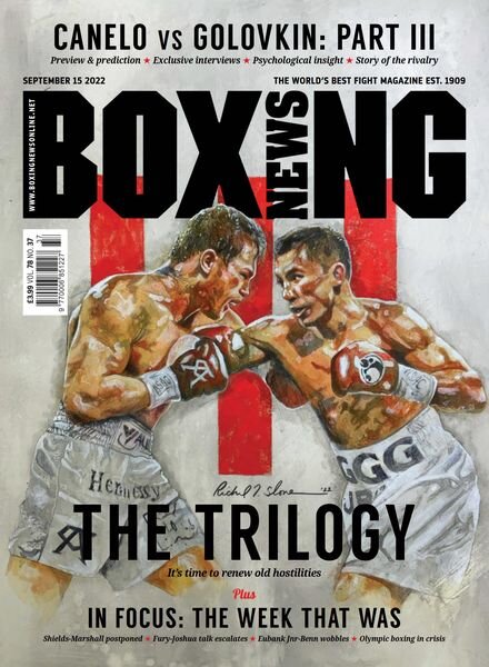 Boxing News – September 15 2022 Cover