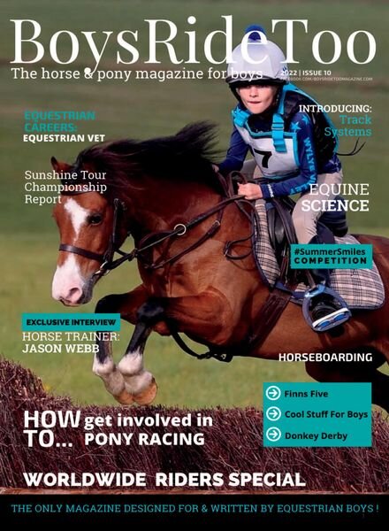 Boys Ride Too – Issue 10 – September 2022 Cover