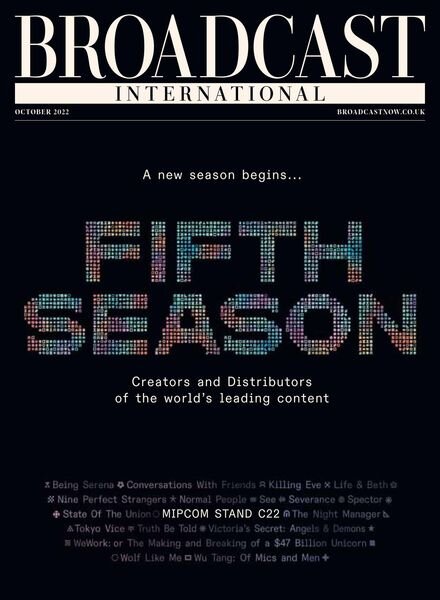 Broadcast Magazine – 29 September 2022 Cover