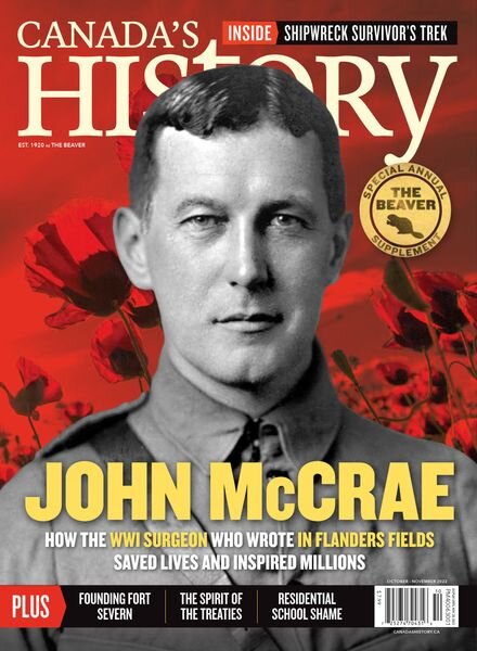Canada’s History – October-November 2022 Cover