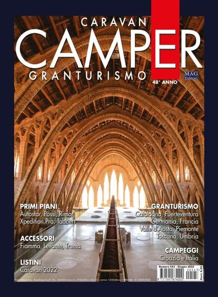 Caravan e Camper Granturismo – Giugno 2022 Cover