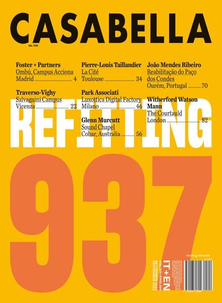 Casabella – Settembre 2022 Cover