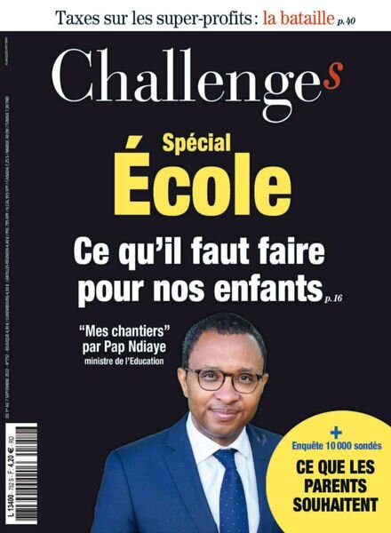 Challenges – 1er Septembre 2022 Cover