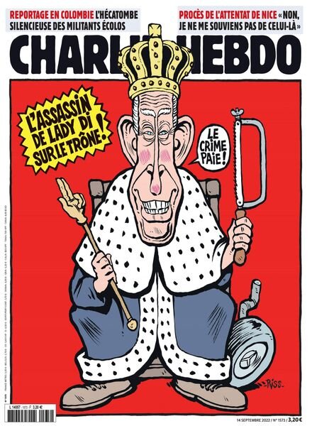 Charlie Hebdo – 14 Septembre 2022 Cover