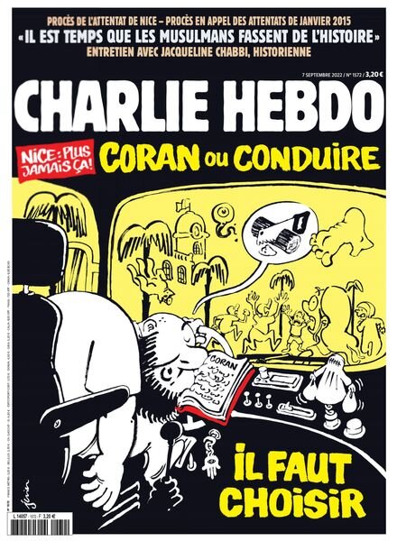 Charlie Hebdo – 7 Septembre 2022 Cover