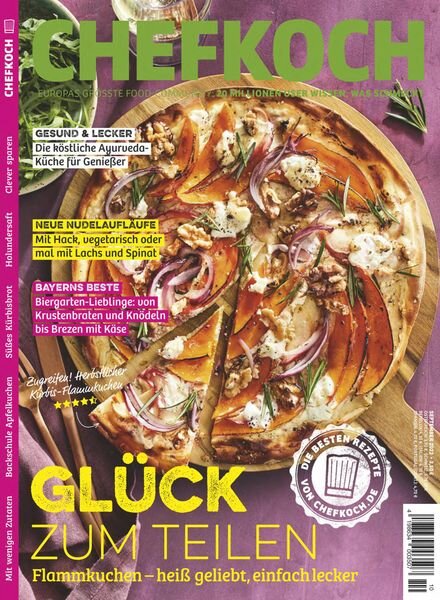 CHEFKOCH Magazin – September 2022 Cover