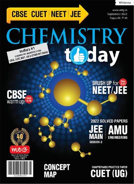 Chemistry Today – September 2022 Cover