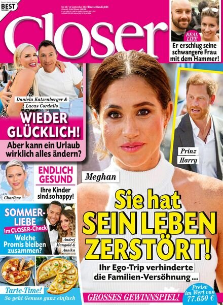 Closer Germany – 14 September 2022 Cover
