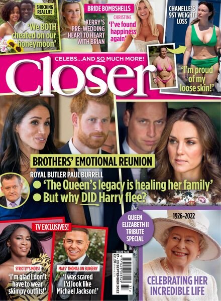 Closer UK – 21 September 2022 Cover