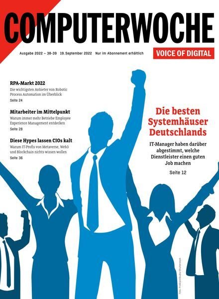 Computerwoche – 19 September 2022 Cover