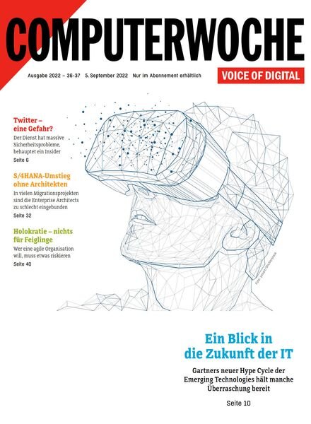Computerwoche – 5 September 2022 Cover