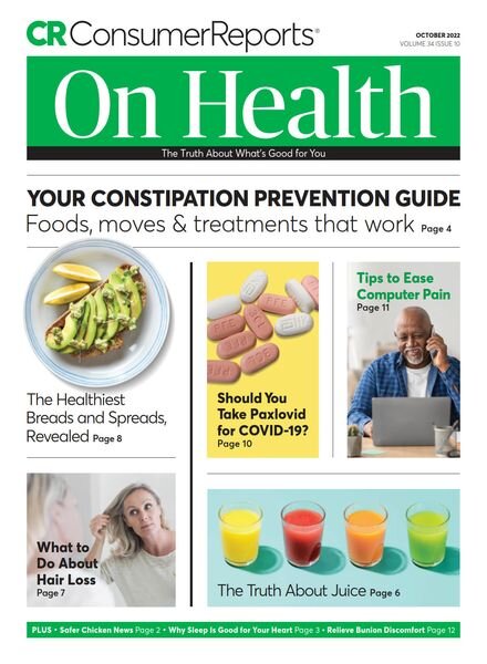 Consumer Reports on Health – October 2022 Cover