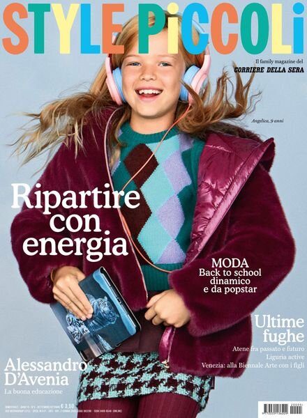 Corriere della Sera Style Piccoli – settembre 2022 Cover