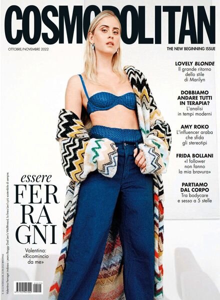 Cosmopolitan Italia – Ottobre-Novembre 2022 Cover