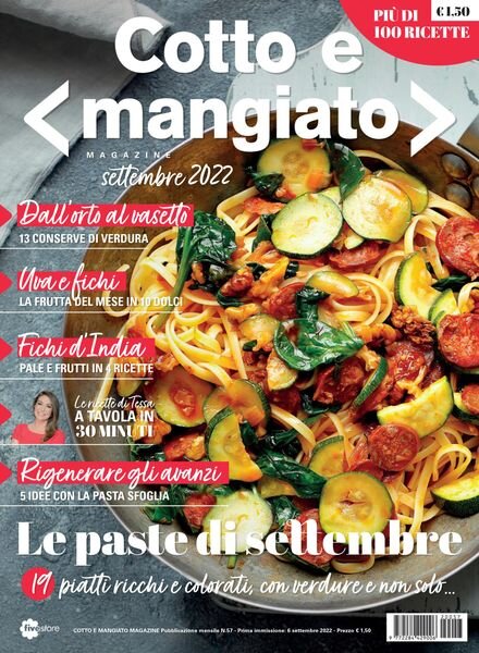 Cotto e Mangiato – settembre 2022 Cover