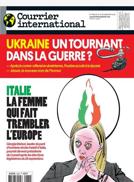 Courrier International – 22 Septembre 2022 Cover