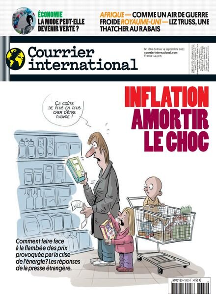 Courrier International – 8 Septembre 2022 Cover