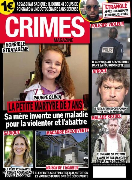 Crimes – Septembre-Novembre 2022 Cover