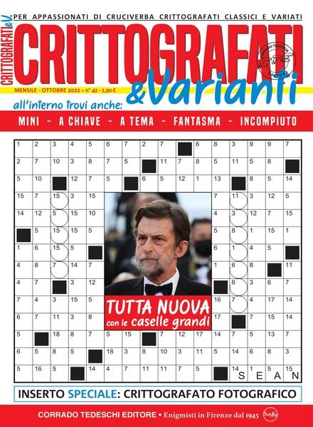 Crittografati & Varianti – ottobre 2022 Cover