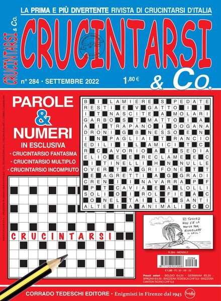 Crucintarsi & Co – settembre 2022 Cover