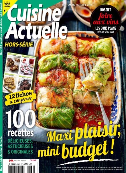 Cuisine Actuelle – Hors-Serie – Septembre-Octobre 2022 Cover