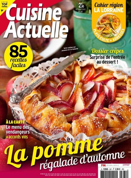 Cuisine Actuelle – Octobre 2022 Cover
